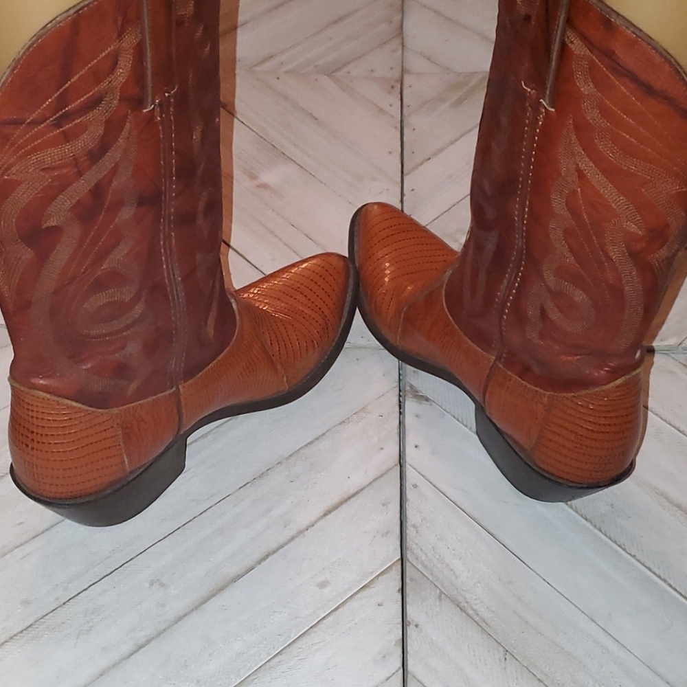 Durango S.8.5 Dark Brown Leather Boots 👢 - Picture 5 of 11
